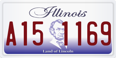 IL license plate A151169