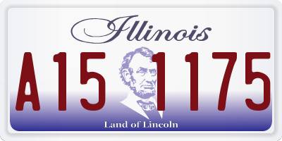 IL license plate A151175