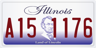 IL license plate A151176
