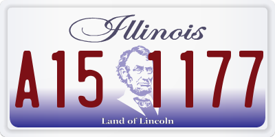 IL license plate A151177