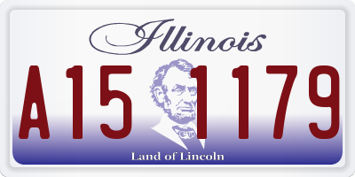 IL license plate A151179