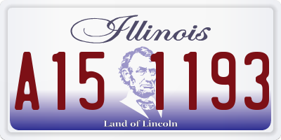 IL license plate A151193