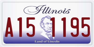 IL license plate A151195