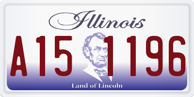 IL license plate A151196