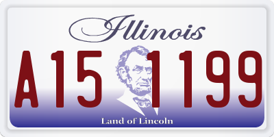 IL license plate A151199