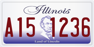 IL license plate A151236