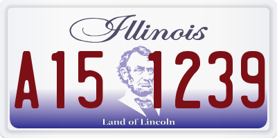 IL license plate A151239
