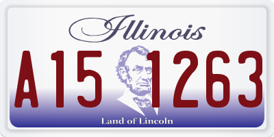 IL license plate A151263