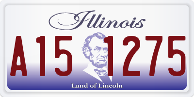 IL license plate A151275