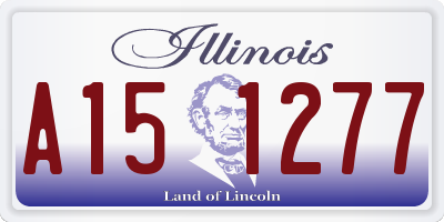 IL license plate A151277