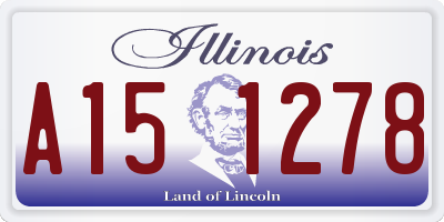 IL license plate A151278