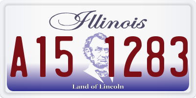 IL license plate A151283