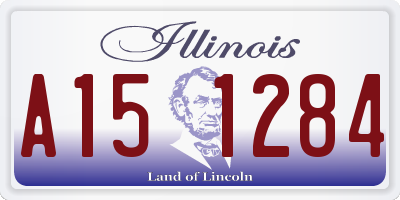 IL license plate A151284