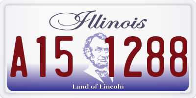 IL license plate A151288
