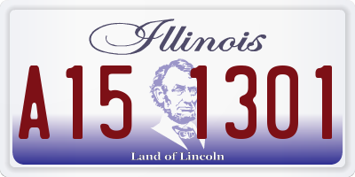 IL license plate A151301