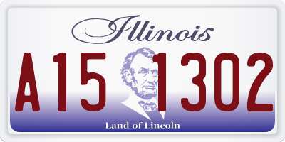 IL license plate A151302