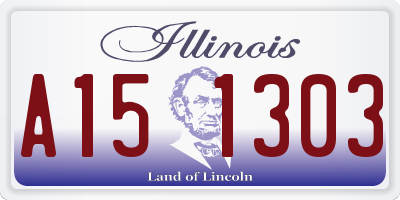 IL license plate A151303