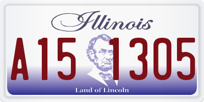IL license plate A151305