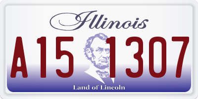 IL license plate A151307