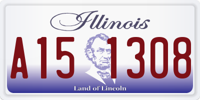 IL license plate A151308