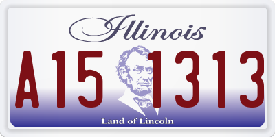 IL license plate A151313