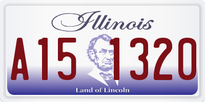 IL license plate A151320