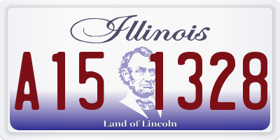 IL license plate A151328
