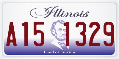 IL license plate A151329