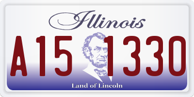 IL license plate A151330