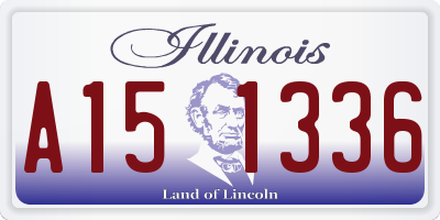 IL license plate A151336