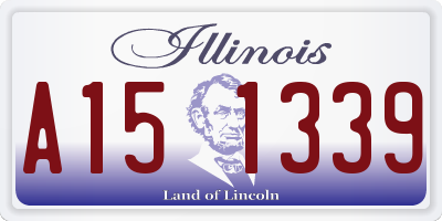 IL license plate A151339