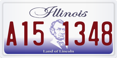 IL license plate A151348