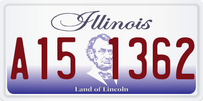 IL license plate A151362
