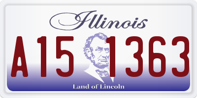 IL license plate A151363