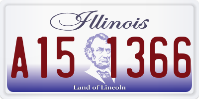 IL license plate A151366