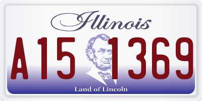 IL license plate A151369