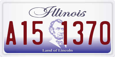 IL license plate A151370