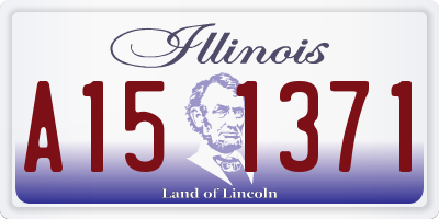 IL license plate A151371
