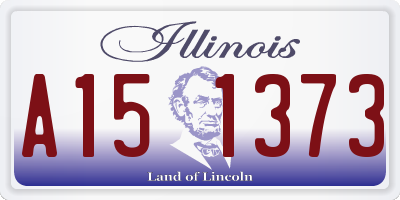 IL license plate A151373