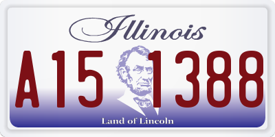 IL license plate A151388