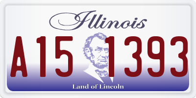 IL license plate A151393