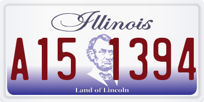 IL license plate A151394
