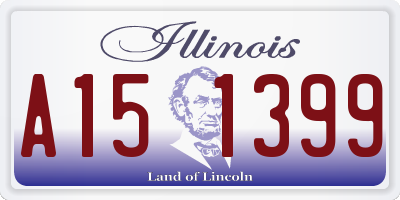 IL license plate A151399
