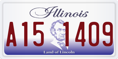 IL license plate A151409