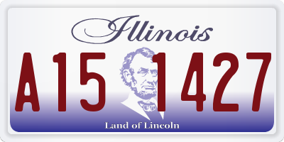 IL license plate A151427