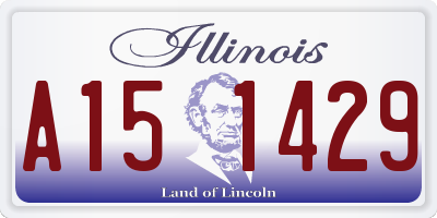 IL license plate A151429