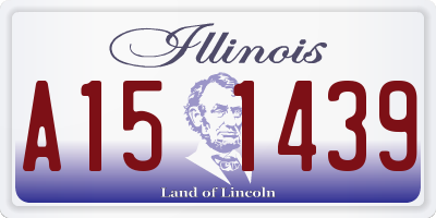 IL license plate A151439