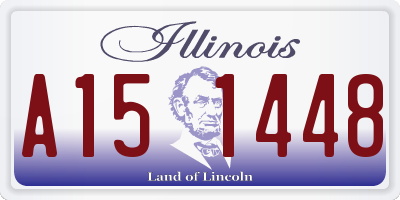 IL license plate A151448