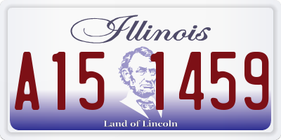 IL license plate A151459