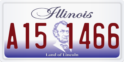 IL license plate A151466